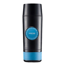 Load image into Gallery viewer, Coffee Machine Manual Espresso Machine Portable Outdoor Travel Coffee Coffee Machine Black &amp; blue
